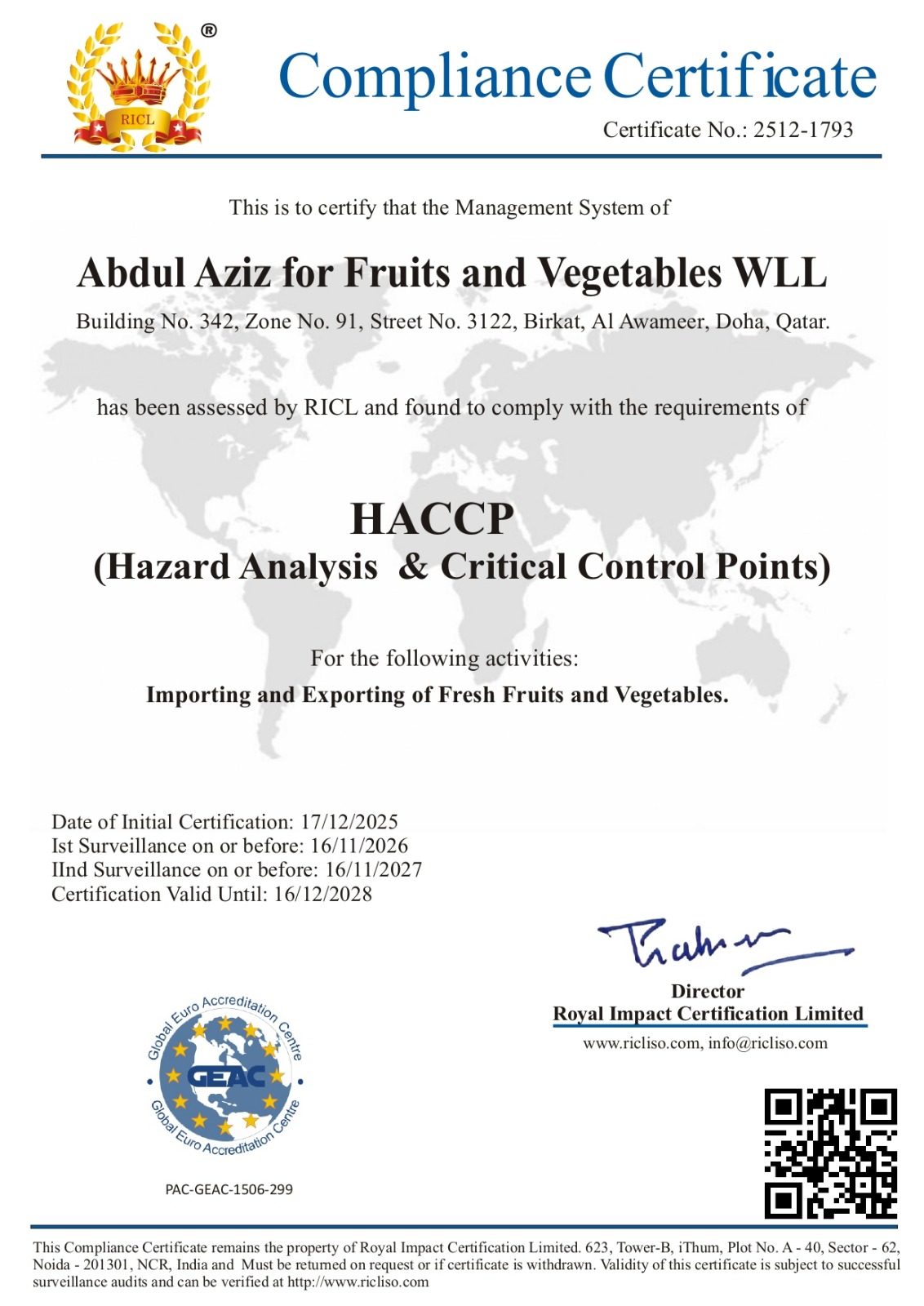 Certificate 2